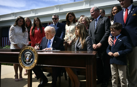 Trump Signs 'Take It Down Act' Targeting Revenge Porn and Deepfakes